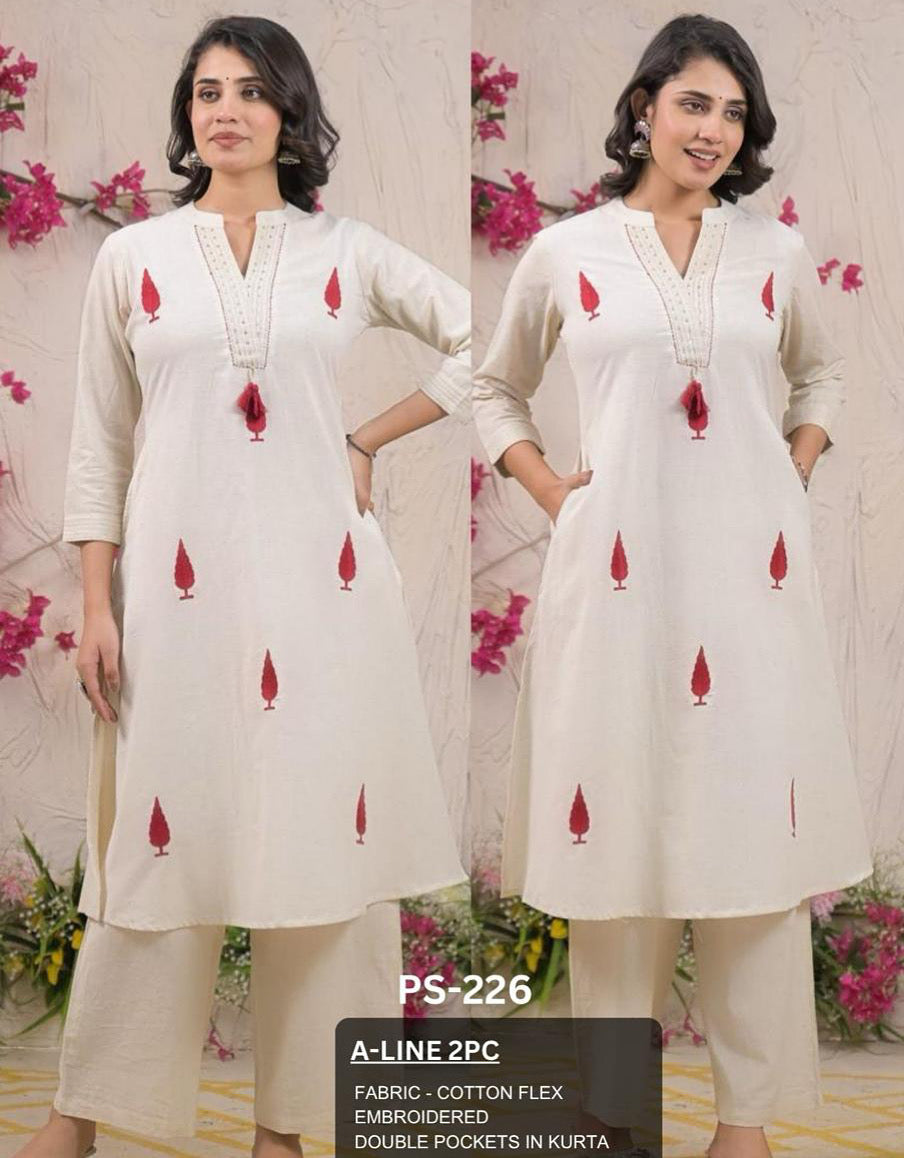 A-Line Kurta with Pants