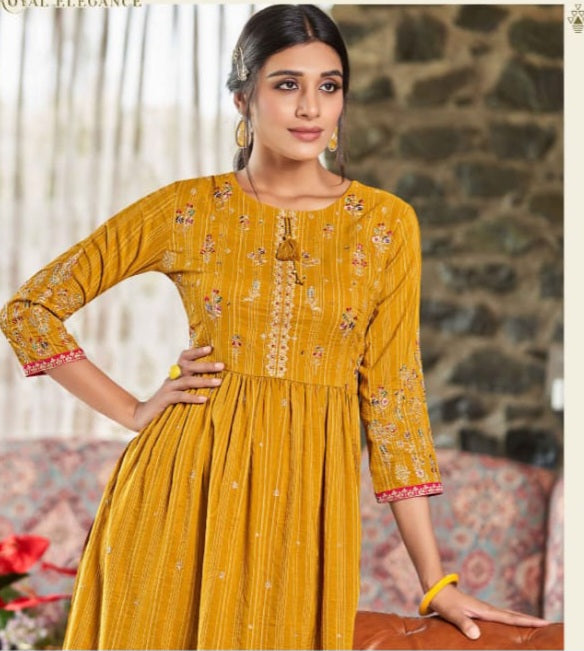 INDIAN NAIRA CUT KURTA FOR WOMEN