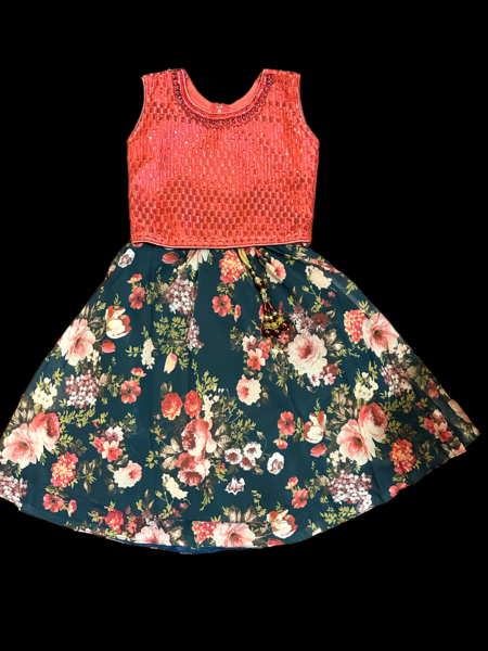 PARTY WEAR TOP,SKIRT WITH DUPATTA