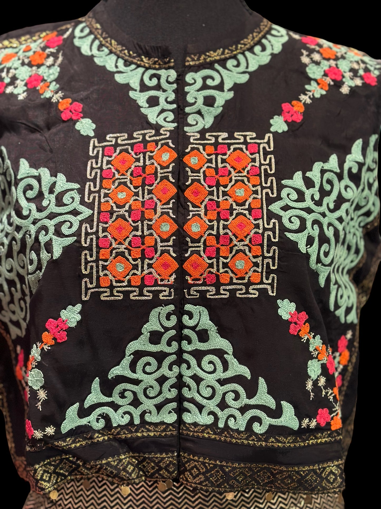 Designer Crop Top With Skirt & Dupatta