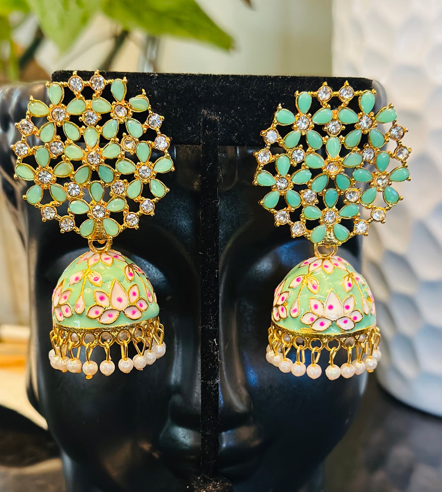 Meenakari Jhumka