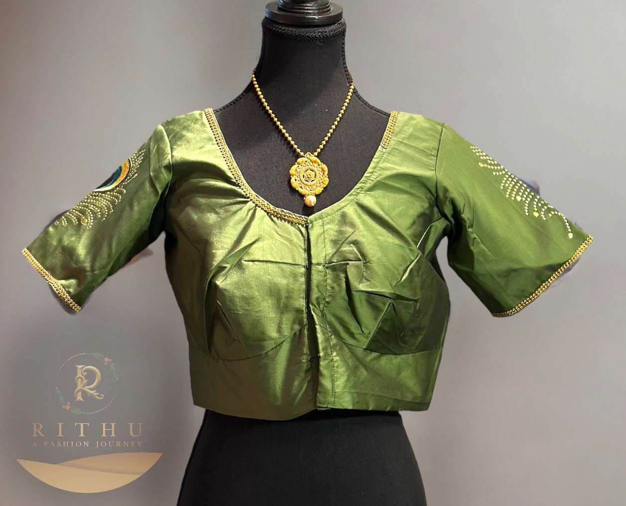READY TO WEAR SET SAREE WITH DESIGNER BLOUSE