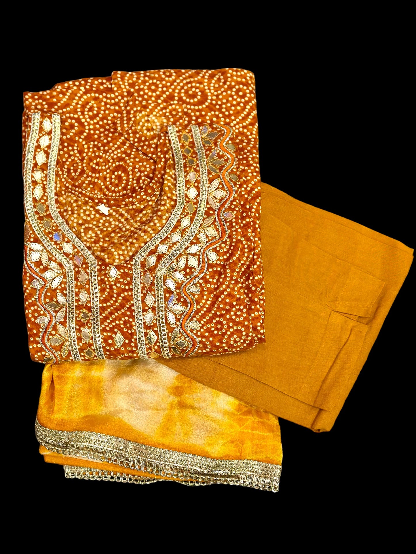 Kurta Set With Trouser & Dupatta