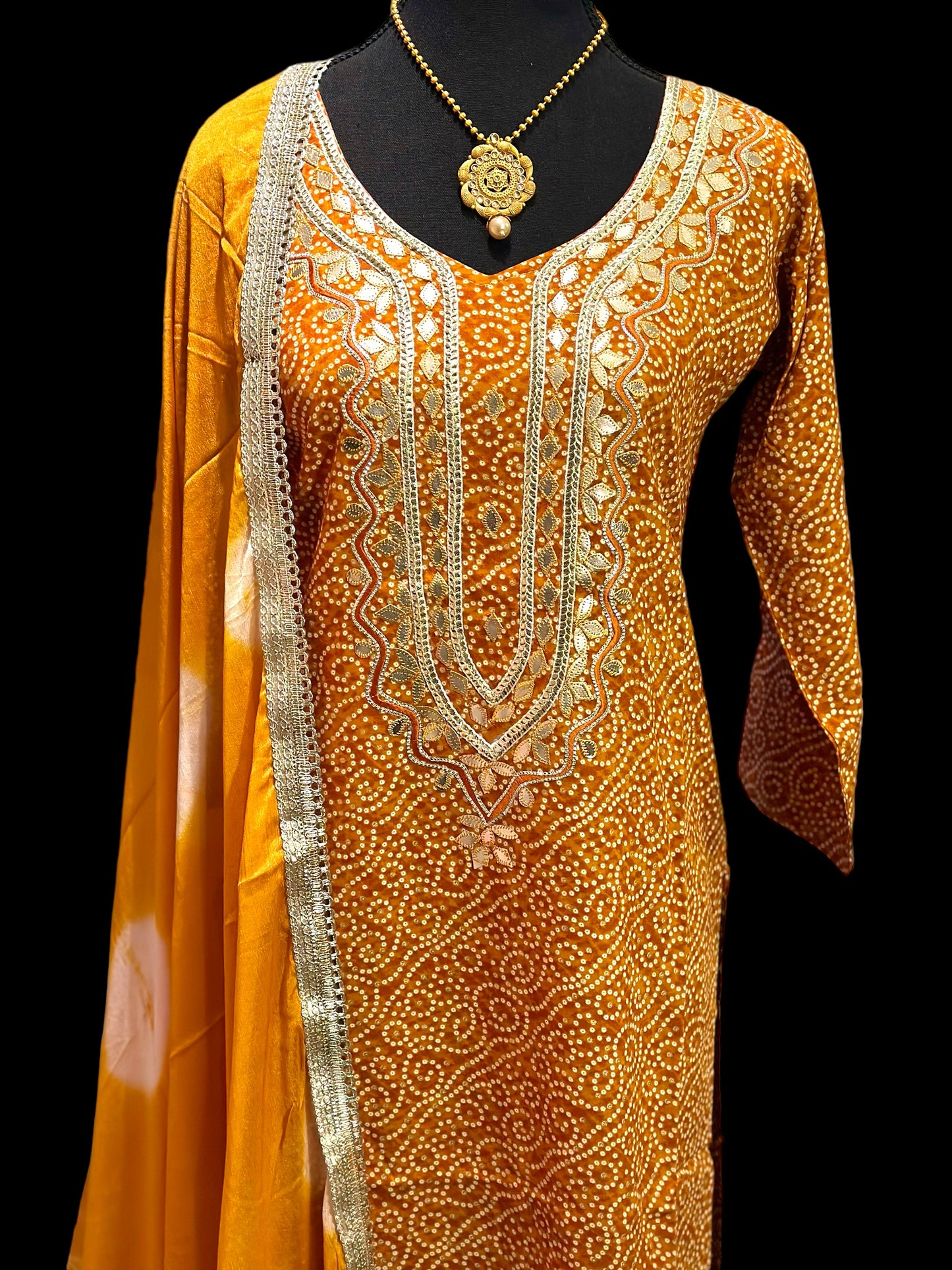 Kurta Set With Trouser & Dupatta