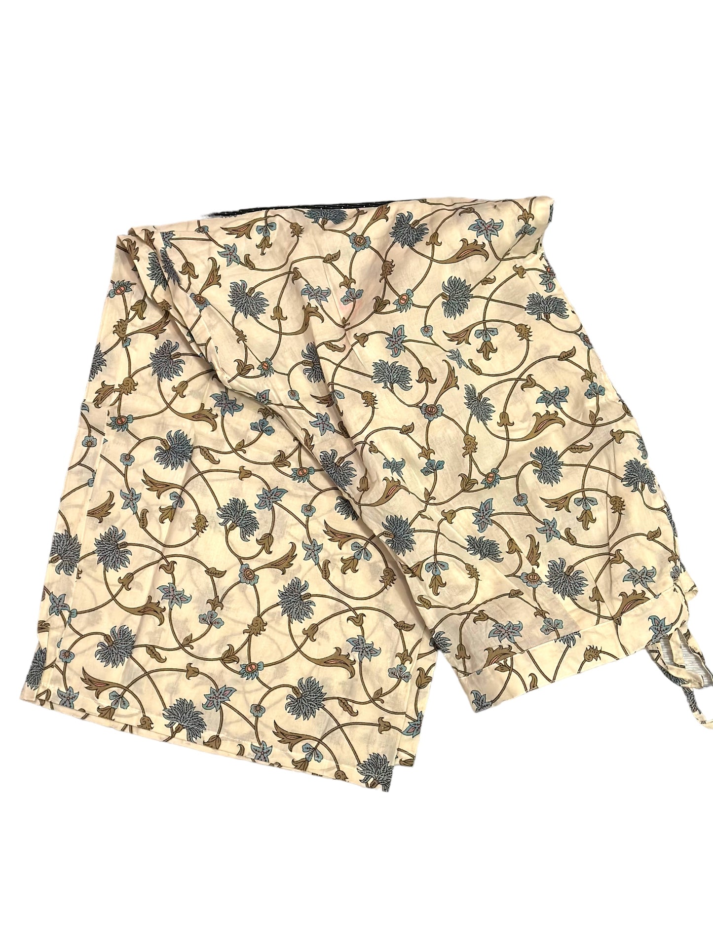 Women's Floral Printed Cotton Kurta With Palazzos Pant & Dupatta