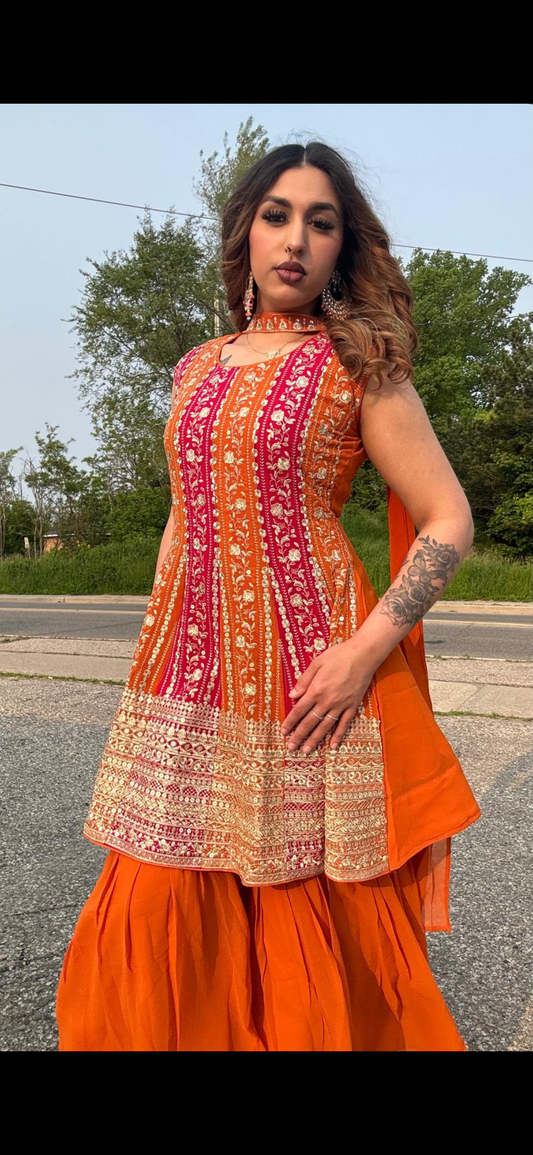 Party Wear Sharara Set