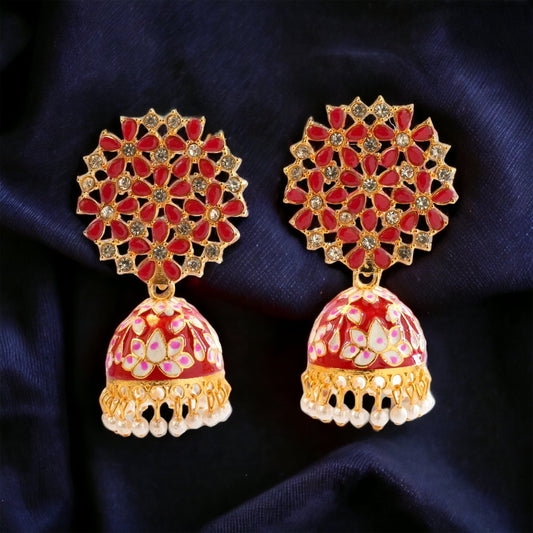 Meenakari Jhumka