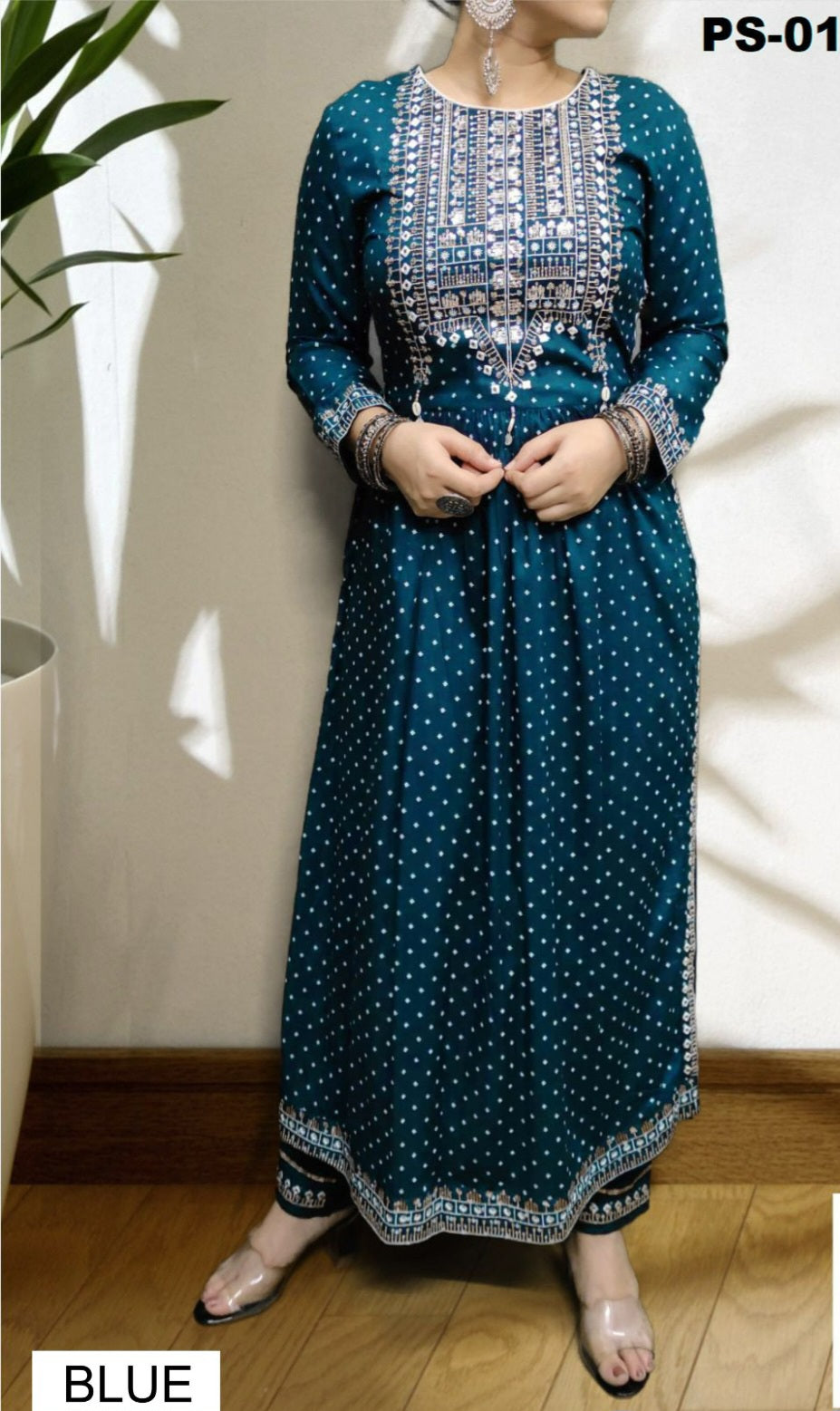 Naira Cut Palazzo Set