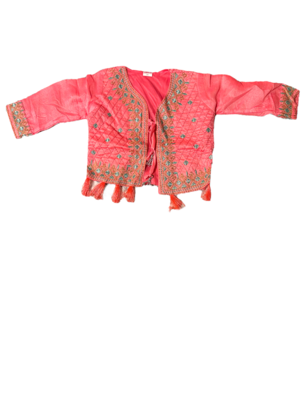 LONG FROCK WITH REMOVABLE VEST