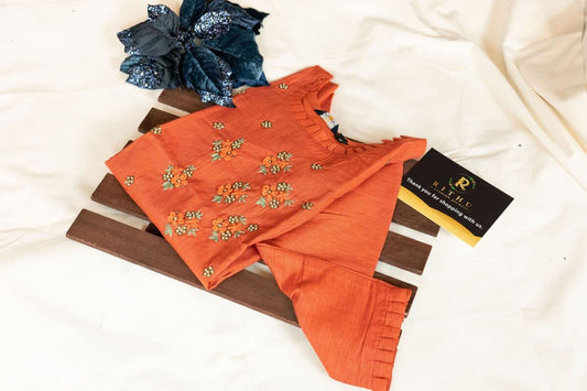 LIQUID BOMBAY RAYON KURTA WITH HANDWORK