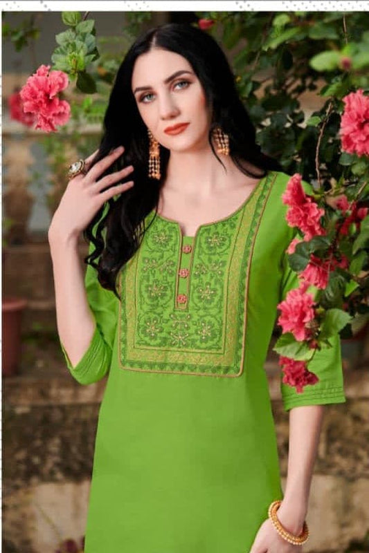 KURTA WITH EMBROIDERY WORK