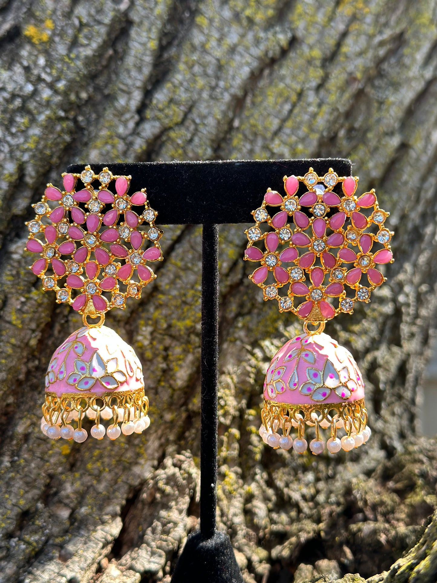 Meenakari Jhumka