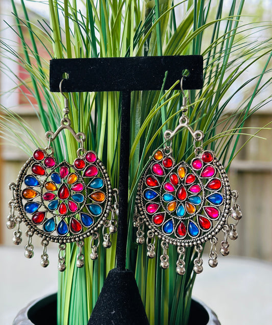 Multicolour Hanging Earring