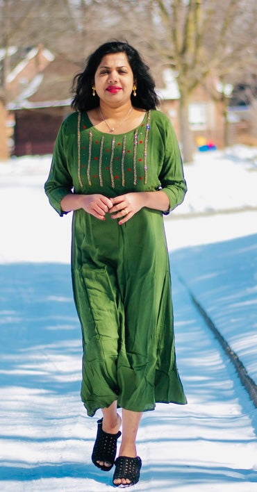 DESIGNER A LINE KURTA